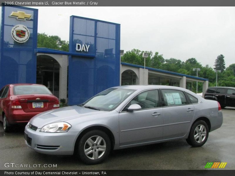 Glacier Blue Metallic / Gray 2006 Chevrolet Impala LS