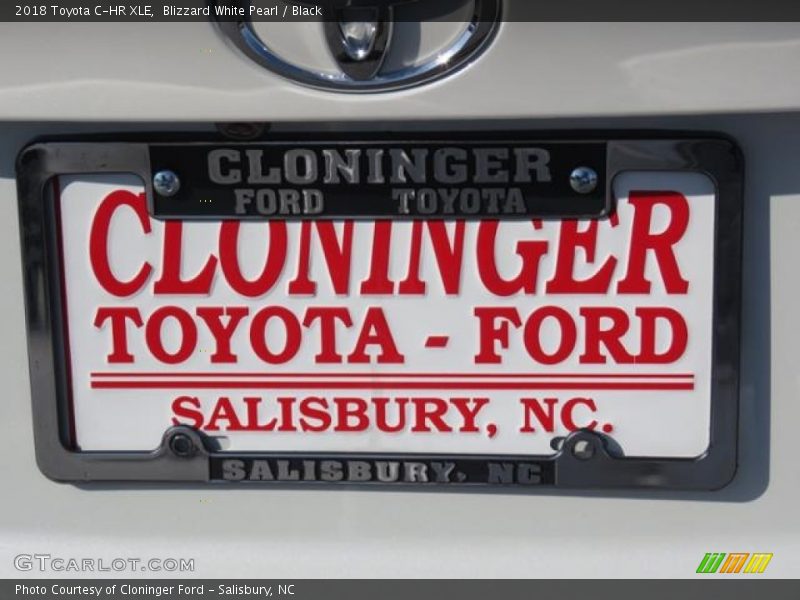 Blizzard White Pearl / Black 2018 Toyota C-HR XLE