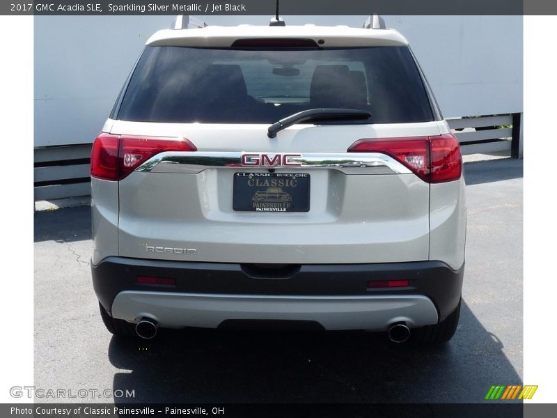 Sparkling Silver Metallic / Jet Black 2017 GMC Acadia SLE