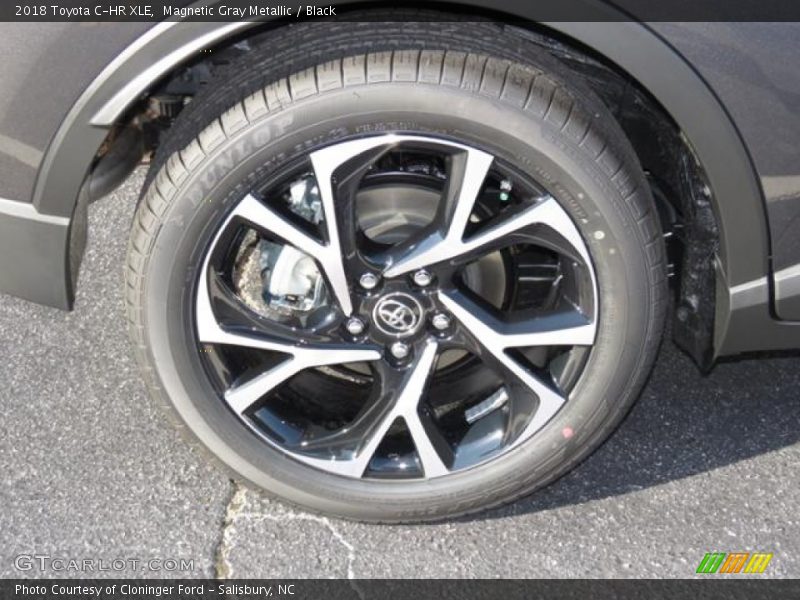 Magnetic Gray Metallic / Black 2018 Toyota C-HR XLE