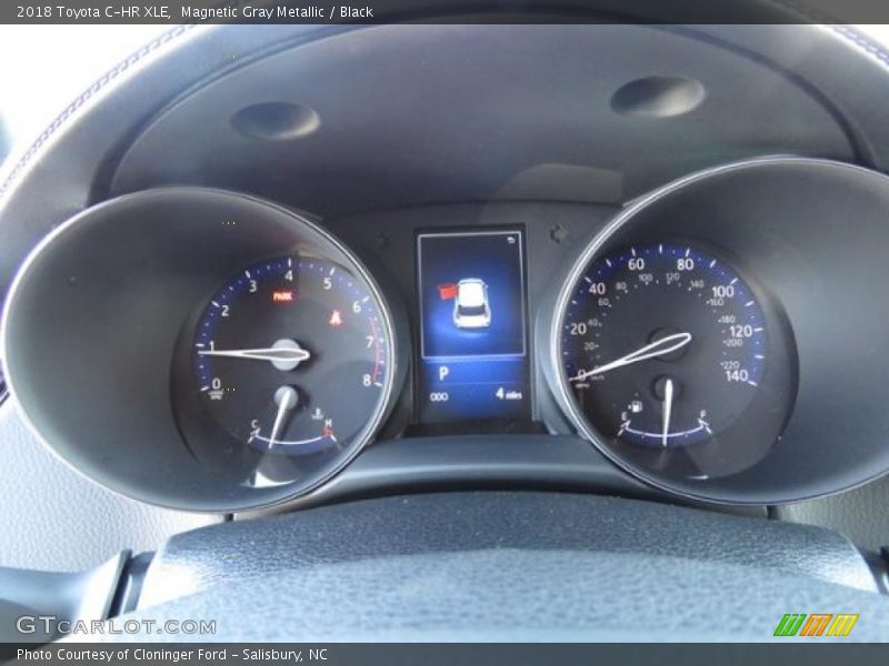 Magnetic Gray Metallic / Black 2018 Toyota C-HR XLE