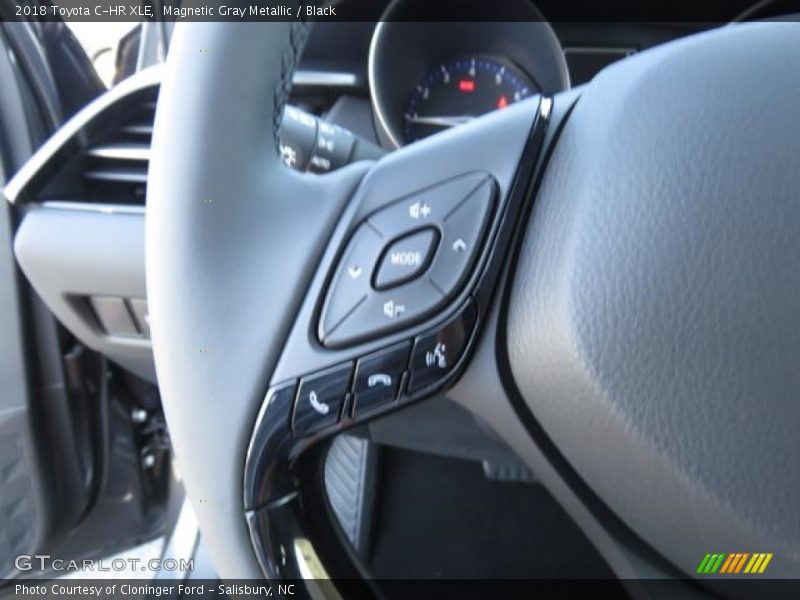 Magnetic Gray Metallic / Black 2018 Toyota C-HR XLE