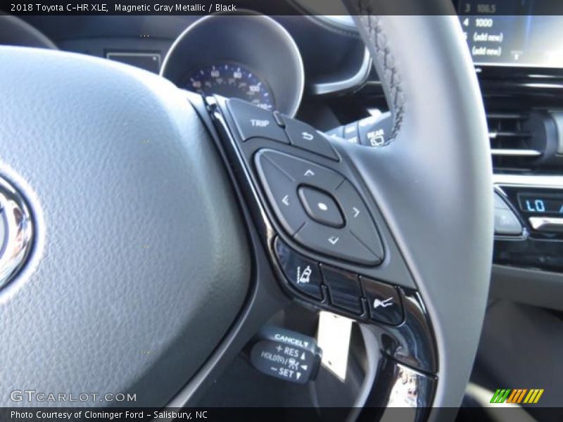 Magnetic Gray Metallic / Black 2018 Toyota C-HR XLE