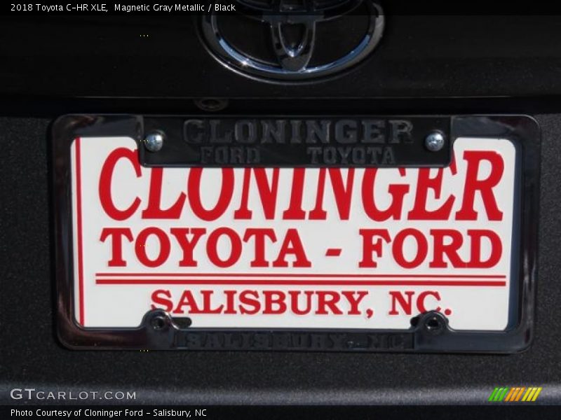 Magnetic Gray Metallic / Black 2018 Toyota C-HR XLE