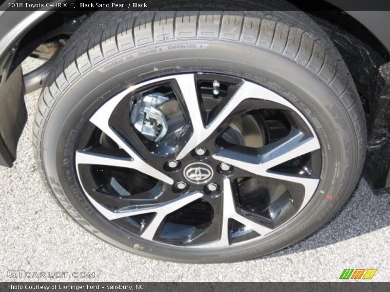 Black Sand Pearl / Black 2018 Toyota C-HR XLE
