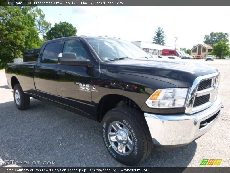 Black / Black/Diesel Gray 2017 Ram 3500 Tradesman Crew Cab 4x4