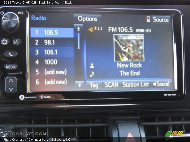 Black Sand Pearl / Black 2018 Toyota C-HR XLE