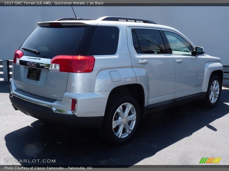 Quicksilver Metallic / Jet Black 2017 GMC Terrain SLE AWD