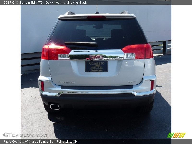 Quicksilver Metallic / Jet Black 2017 GMC Terrain SLE AWD