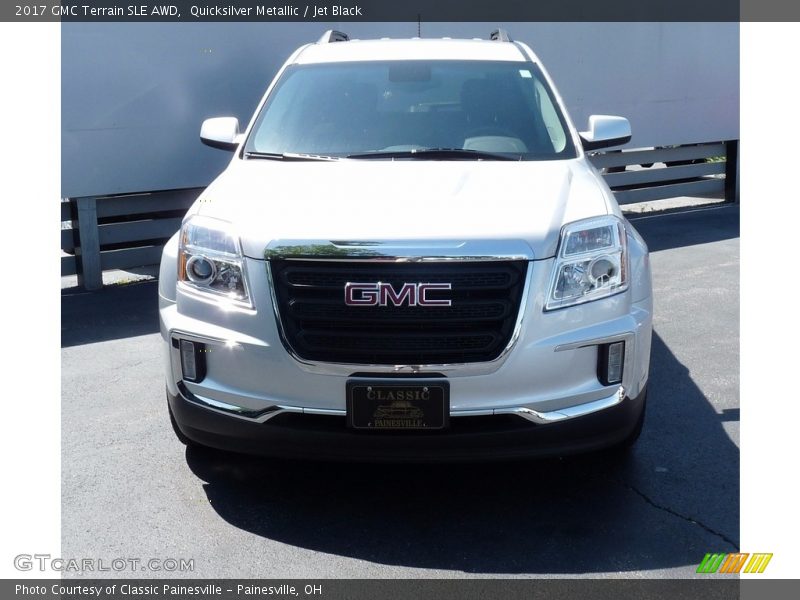 Quicksilver Metallic / Jet Black 2017 GMC Terrain SLE AWD