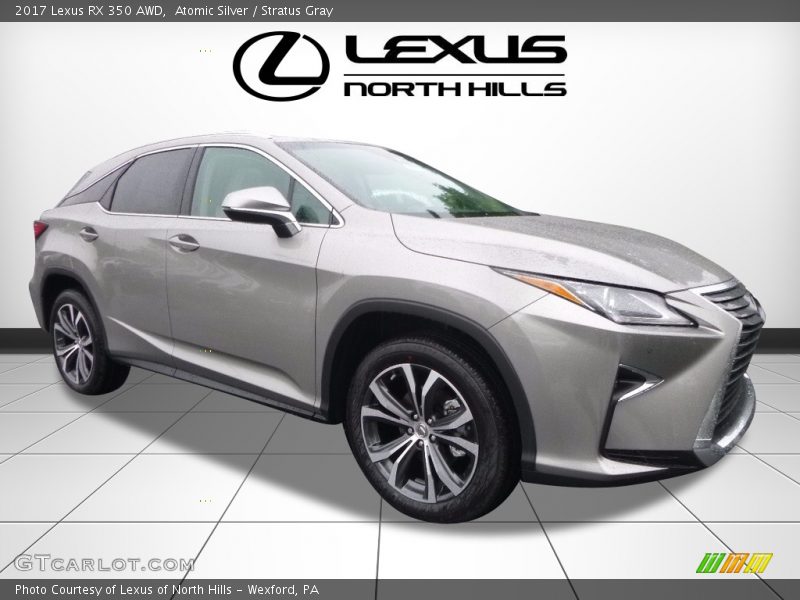 Atomic Silver / Stratus Gray 2017 Lexus RX 350 AWD