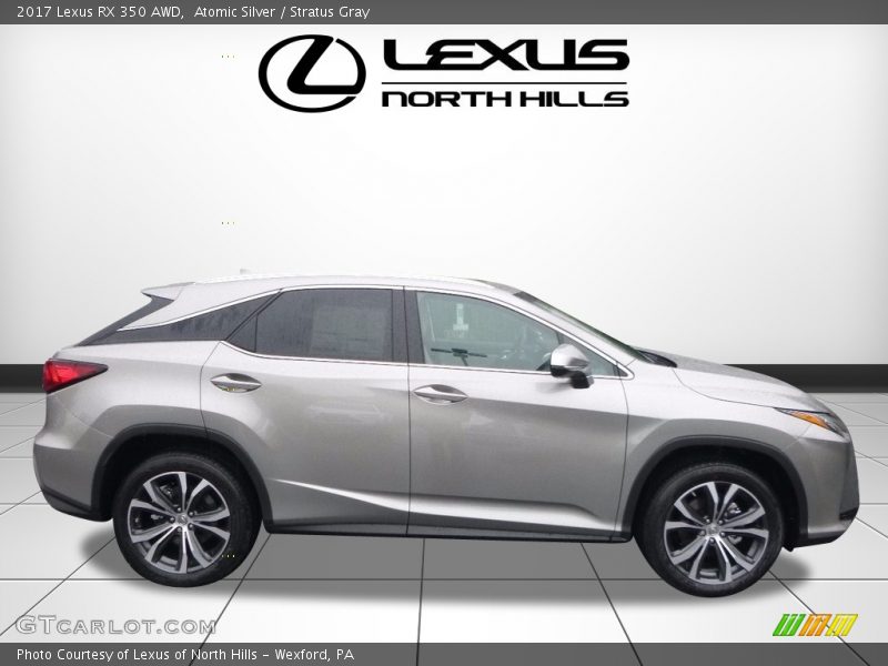 Atomic Silver / Stratus Gray 2017 Lexus RX 350 AWD