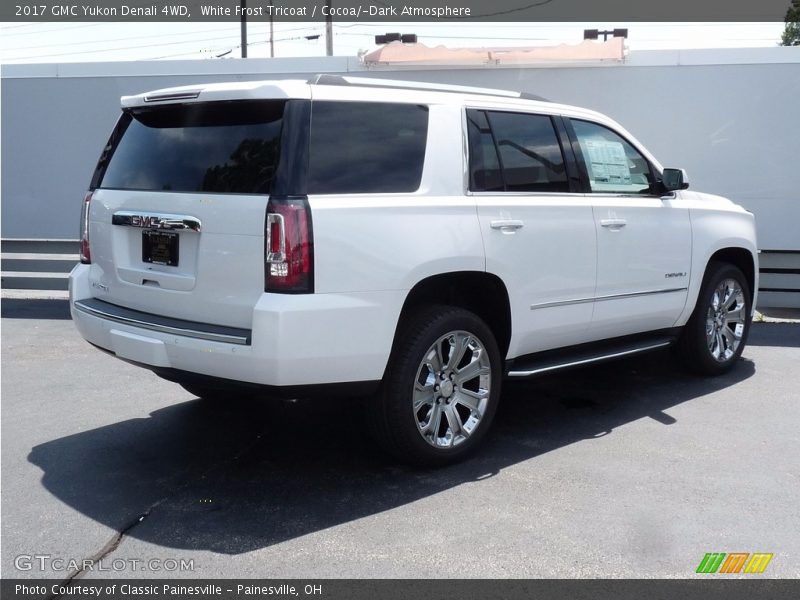 White Frost Tricoat / Cocoa/­Dark Atmosphere 2017 GMC Yukon Denali 4WD