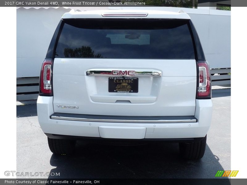 White Frost Tricoat / Cocoa/­Dark Atmosphere 2017 GMC Yukon Denali 4WD