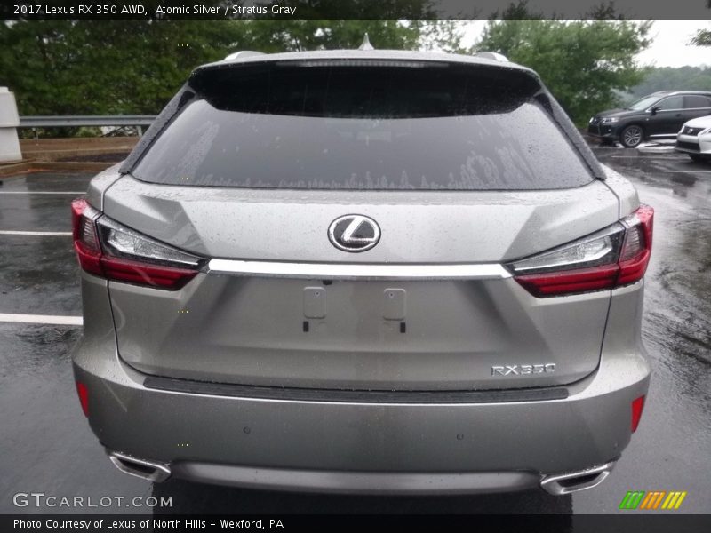 Atomic Silver / Stratus Gray 2017 Lexus RX 350 AWD