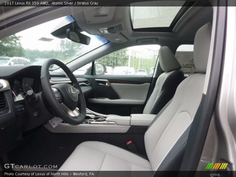 Atomic Silver / Stratus Gray 2017 Lexus RX 350 AWD