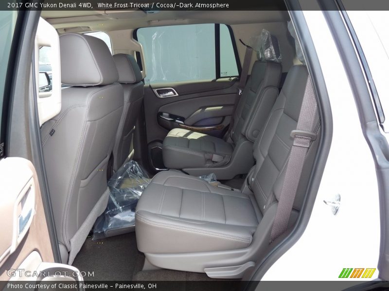 White Frost Tricoat / Cocoa/­Dark Atmosphere 2017 GMC Yukon Denali 4WD