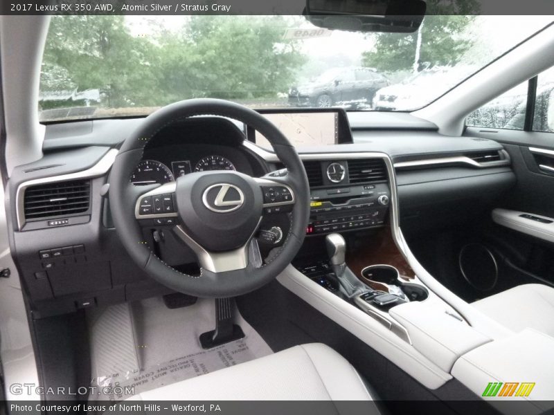 Atomic Silver / Stratus Gray 2017 Lexus RX 350 AWD