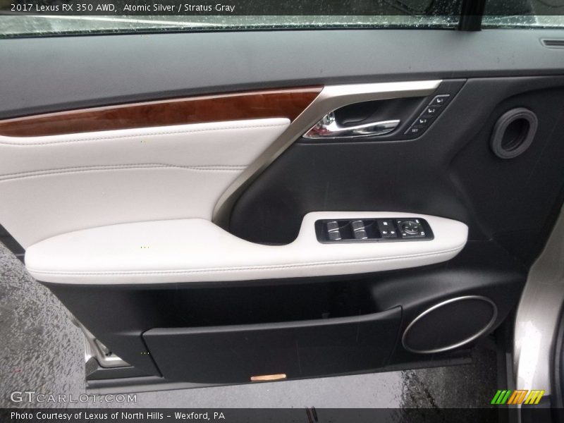 Atomic Silver / Stratus Gray 2017 Lexus RX 350 AWD