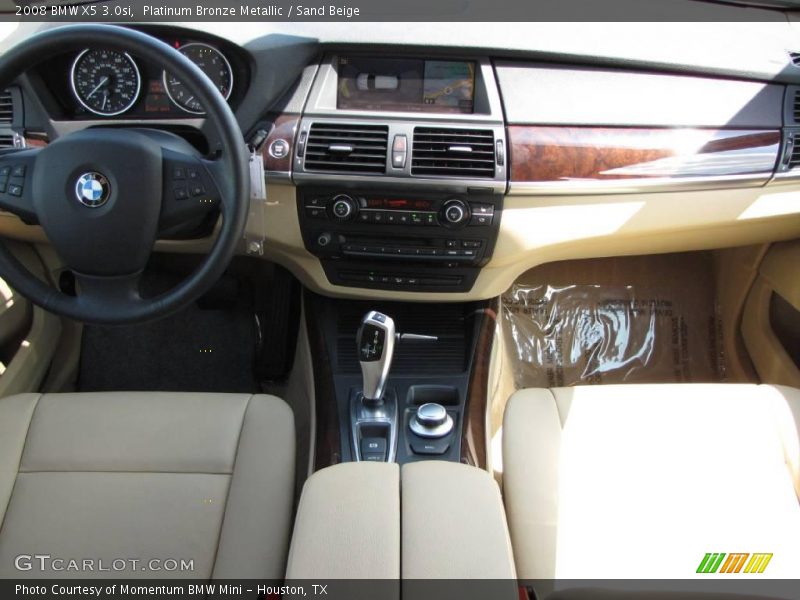 Platinum Bronze Metallic / Sand Beige 2008 BMW X5 3.0si