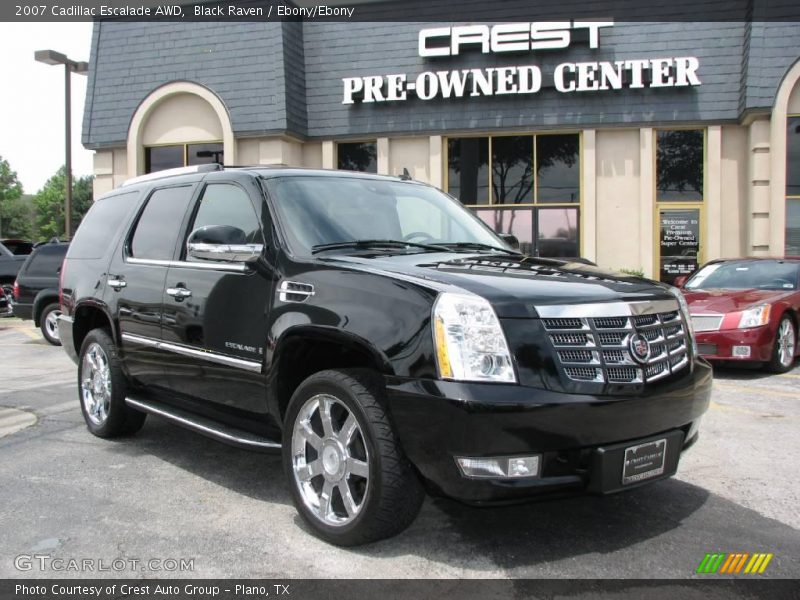Black Raven / Ebony/Ebony 2007 Cadillac Escalade AWD