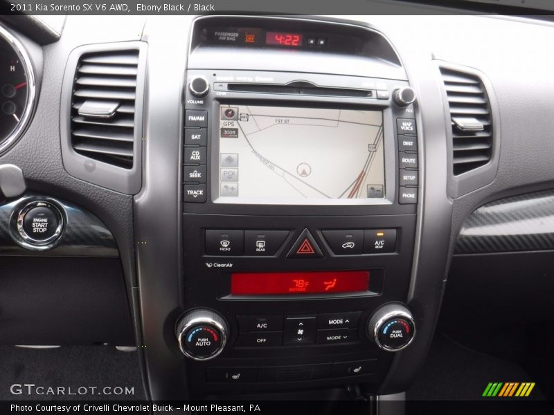 Ebony Black / Black 2011 Kia Sorento SX V6 AWD