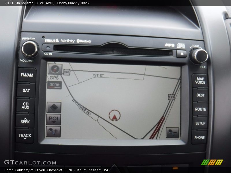 Ebony Black / Black 2011 Kia Sorento SX V6 AWD