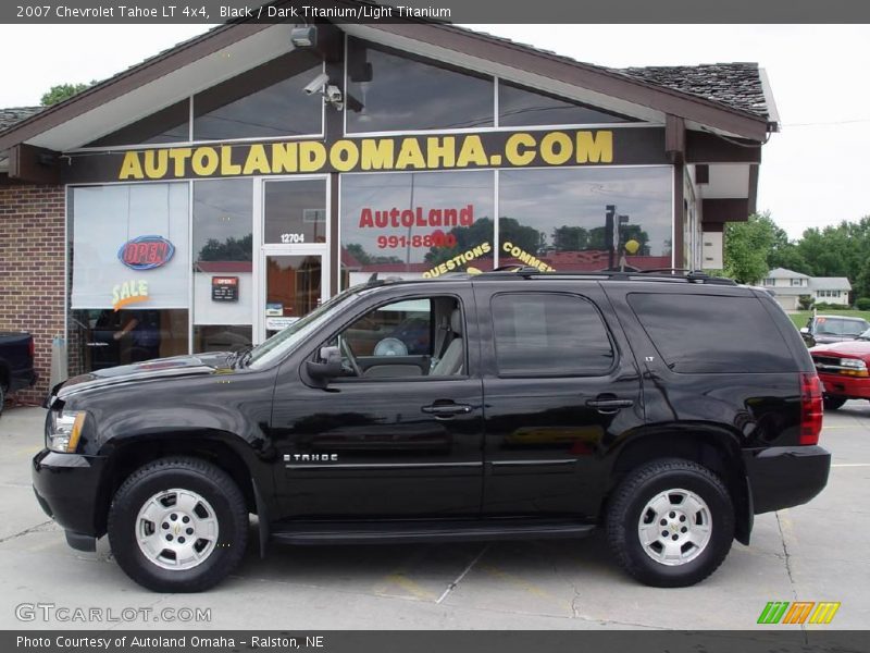 Black / Dark Titanium/Light Titanium 2007 Chevrolet Tahoe LT 4x4