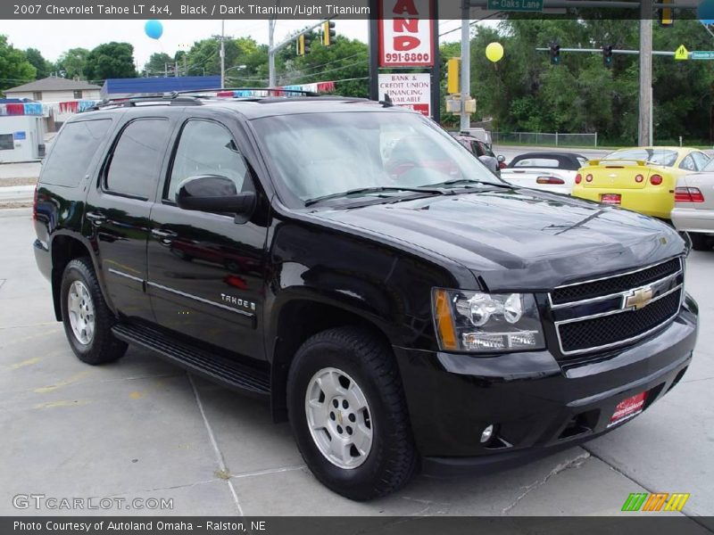 Black / Dark Titanium/Light Titanium 2007 Chevrolet Tahoe LT 4x4