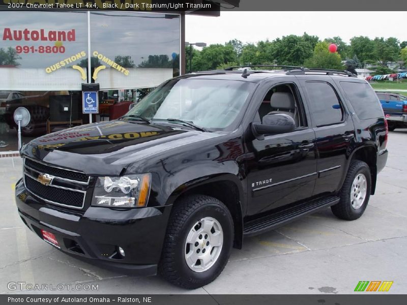 Black / Dark Titanium/Light Titanium 2007 Chevrolet Tahoe LT 4x4