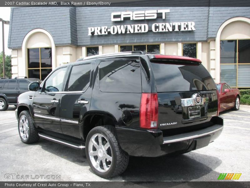 Black Raven / Ebony/Ebony 2007 Cadillac Escalade AWD