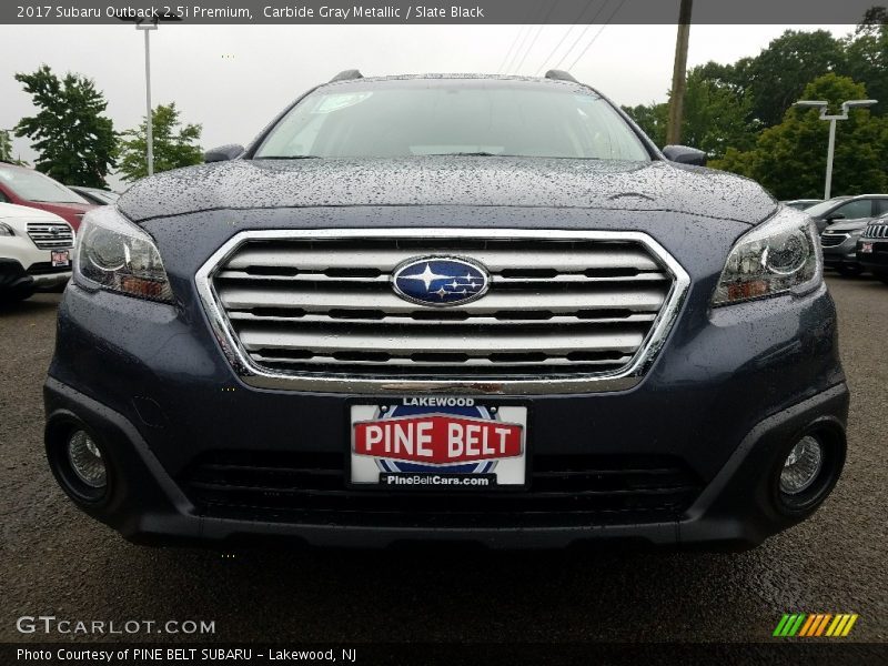 Carbide Gray Metallic / Slate Black 2017 Subaru Outback 2.5i Premium