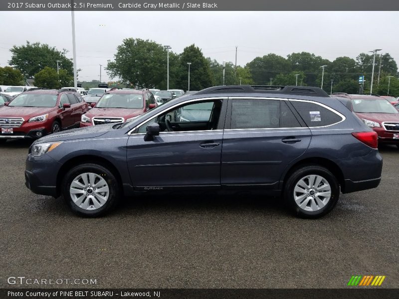 Carbide Gray Metallic / Slate Black 2017 Subaru Outback 2.5i Premium