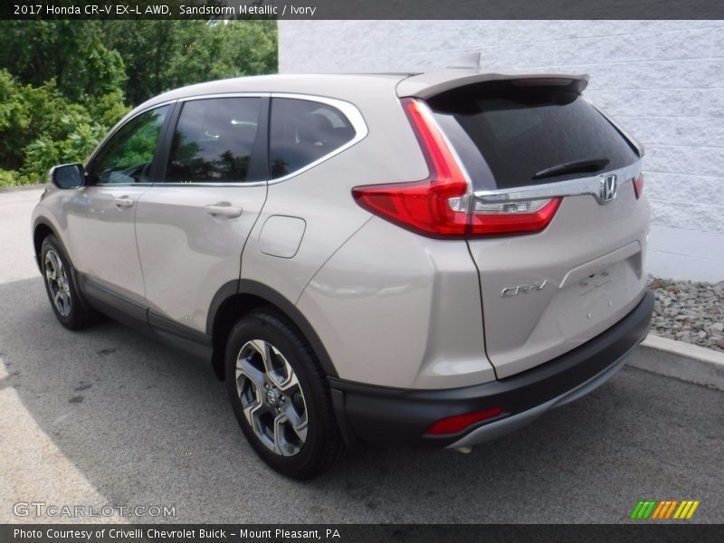 Sandstorm Metallic / Ivory 2017 Honda CR-V EX-L AWD