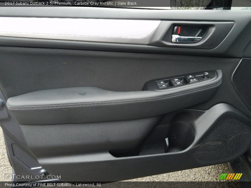 Carbide Gray Metallic / Slate Black 2017 Subaru Outback 2.5i Premium