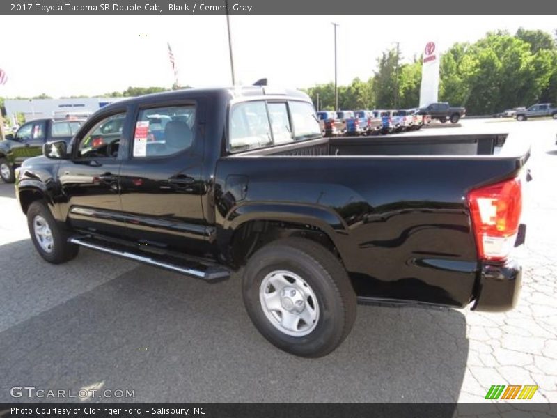 Black / Cement Gray 2017 Toyota Tacoma SR Double Cab