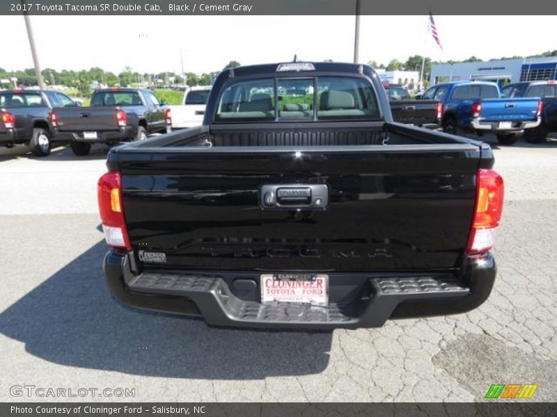Black / Cement Gray 2017 Toyota Tacoma SR Double Cab