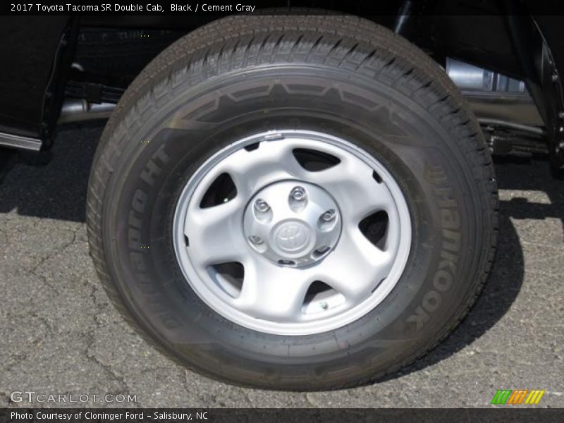 Black / Cement Gray 2017 Toyota Tacoma SR Double Cab