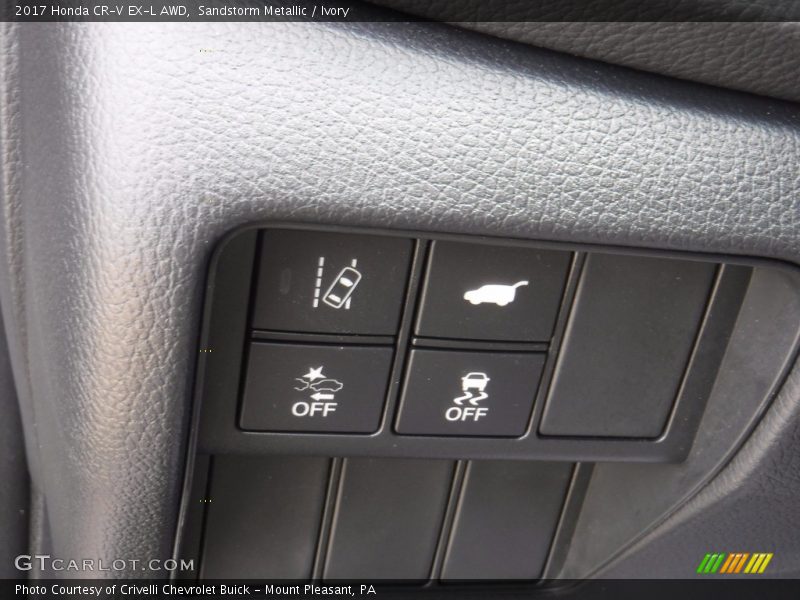 Sandstorm Metallic / Ivory 2017 Honda CR-V EX-L AWD