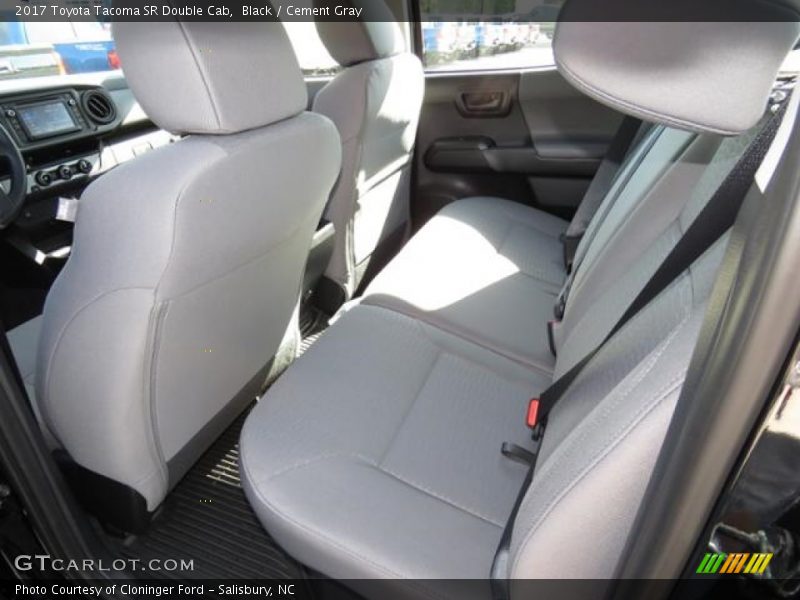 Black / Cement Gray 2017 Toyota Tacoma SR Double Cab