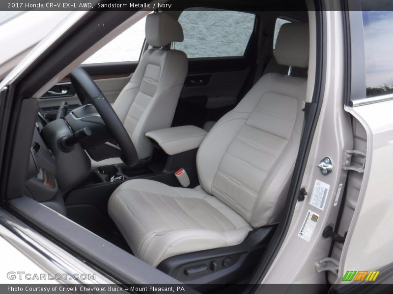 Sandstorm Metallic / Ivory 2017 Honda CR-V EX-L AWD