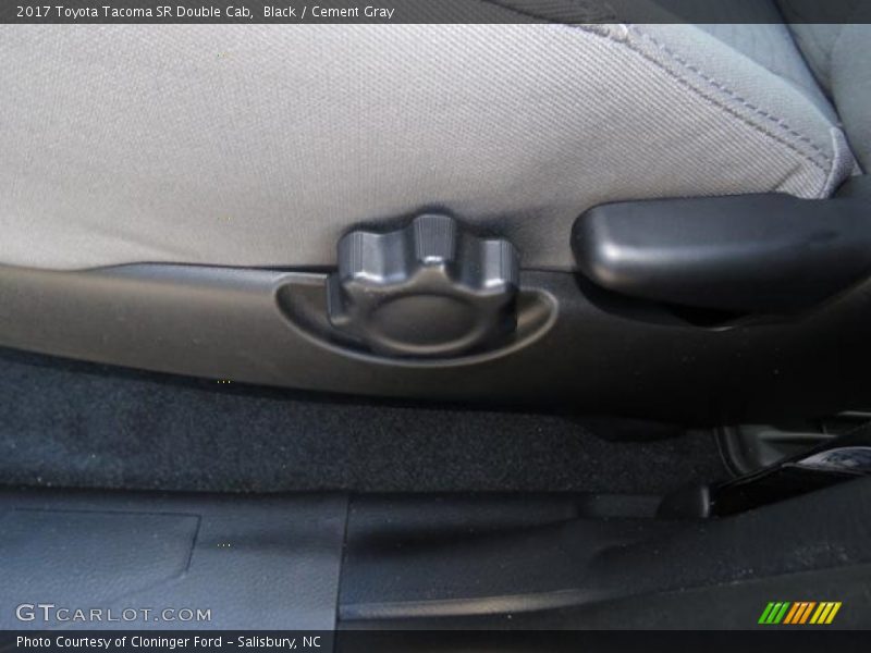 Black / Cement Gray 2017 Toyota Tacoma SR Double Cab