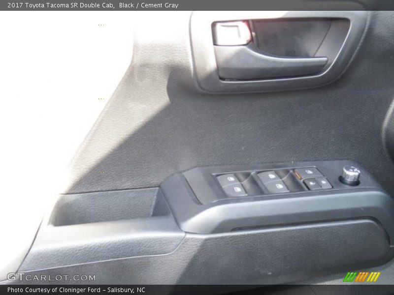 Black / Cement Gray 2017 Toyota Tacoma SR Double Cab