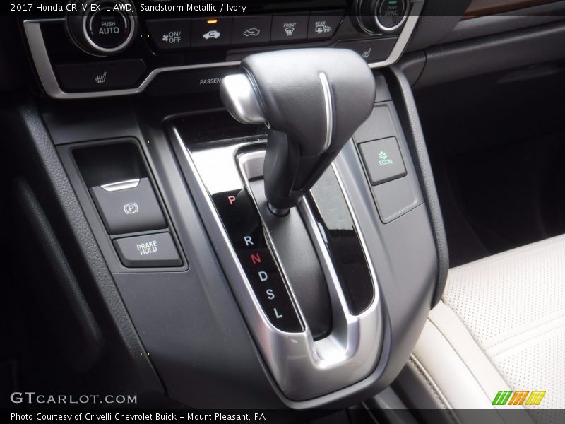 Sandstorm Metallic / Ivory 2017 Honda CR-V EX-L AWD
