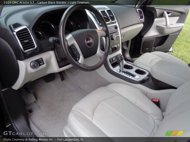 Carbon Black Metallic / Light Titanium 2010 GMC Acadia SLT