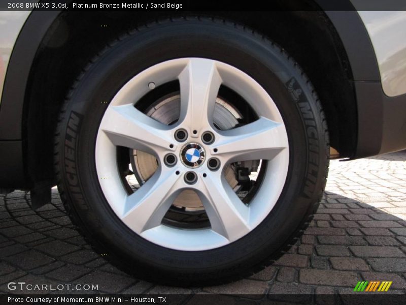 Platinum Bronze Metallic / Sand Beige 2008 BMW X5 3.0si