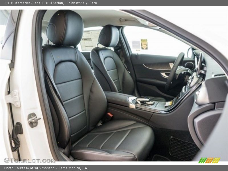 Polar White / Black 2016 Mercedes-Benz C 300 Sedan