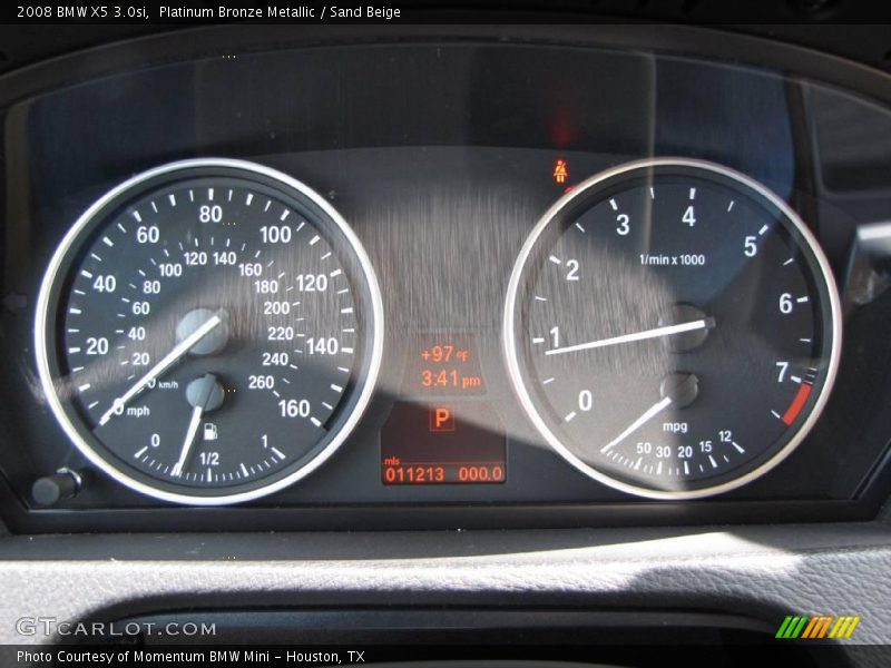 Platinum Bronze Metallic / Sand Beige 2008 BMW X5 3.0si