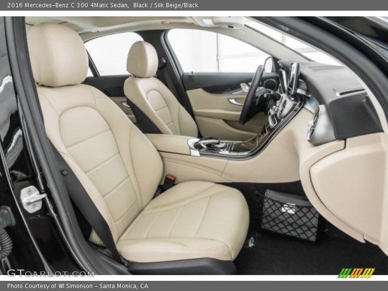 Black / Silk Beige/Black 2016 Mercedes-Benz C 300 4Matic Sedan