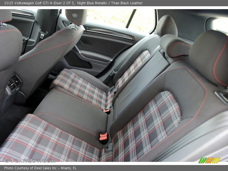 Night Blue Metallic / Titan Black Leather 2015 Volkswagen Golf GTI 4-Door 2.0T S